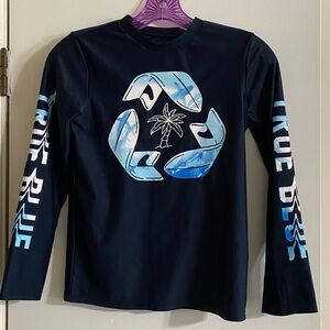 Old Navy boys long sleeve beach shirt large (10-12)